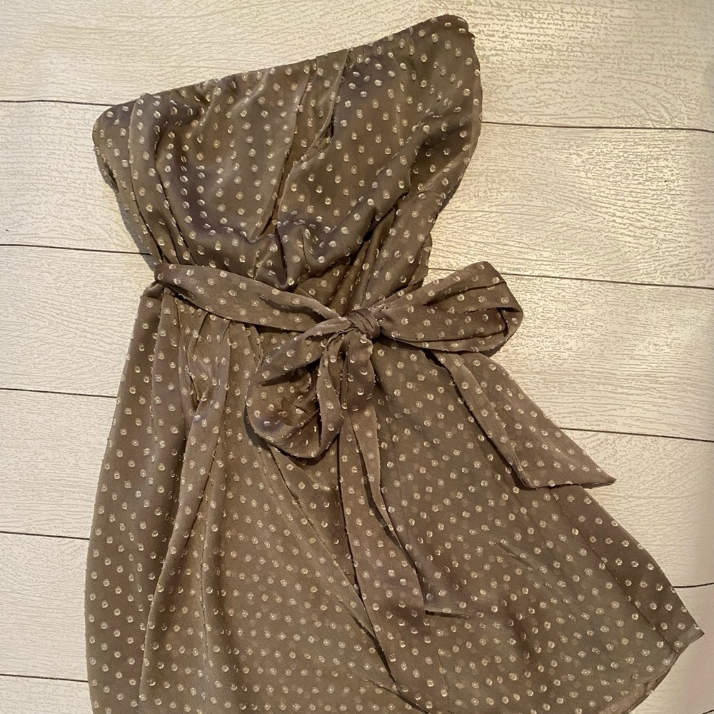Express strapless dress
